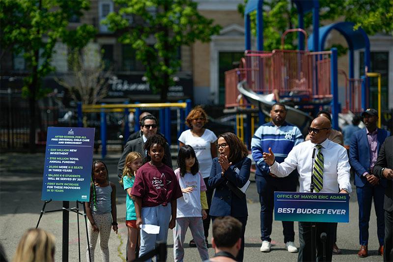 Adams Unveils Ambitious Plan to Expand After-School Programs and Make Them Universal