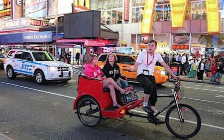 NYC puts forward bill to ban pedicabs near Broadway theaters