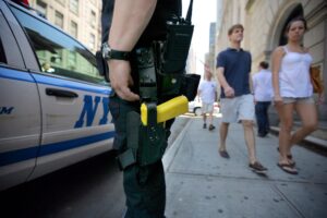 NYPD Tases Pro-Palestinian Demonstrator Outside Brooklyn College