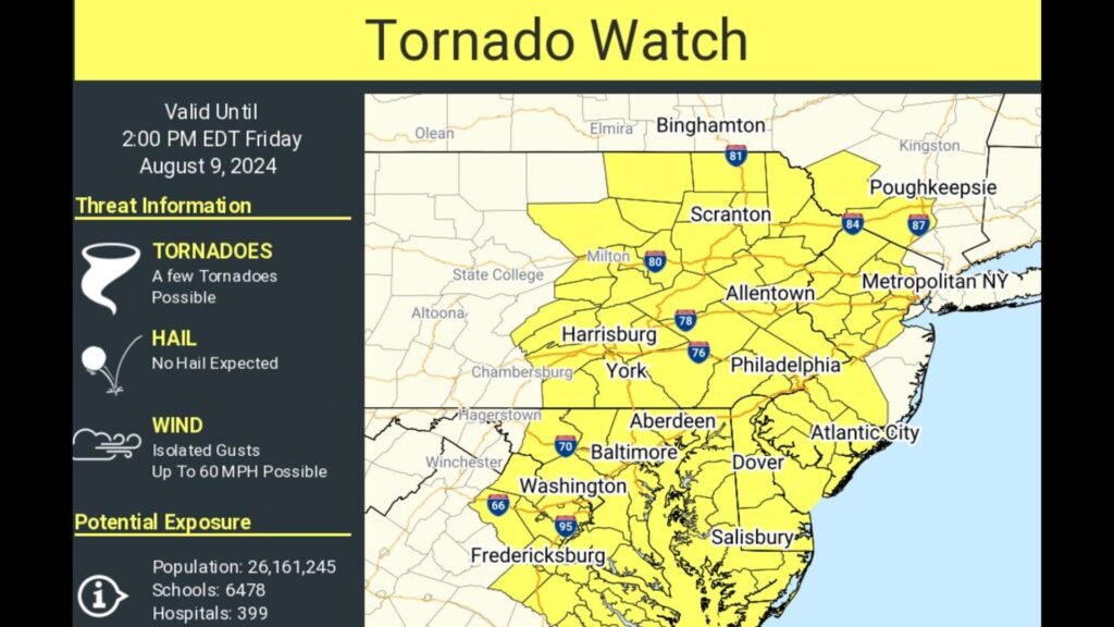 Powerful Storms Bring Tornado Warnings, 60 mph Winds, and Torrential Rain to NJ