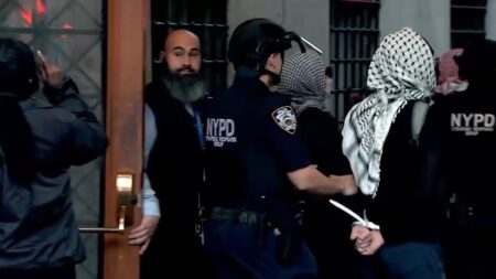 Pro-Palestinian Protesters Detained After Storming Columbia University Library