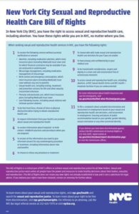 NYC: Leading the Way for Sexual and Reproductive Health, Rights, and Justice