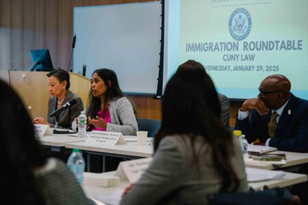 Velázquez, immigrant advocates seek ‘No Masks for ICE’ at Lower Manhattan rally