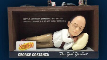 Yankees Reveal Hilarious George Costanza Bobblehead for Epic ‘Seinfeld Night’ Celebration