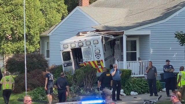 Ambulance Crashes Into New Jersey Home in Shocking Accident