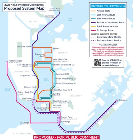 How NYC Ferry’s Redesign Can Transform a Major Transportation Desert