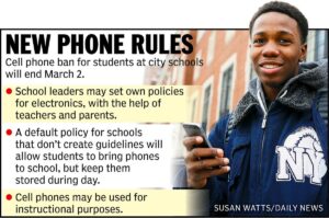 Cellphone ban will start at NYC Public Schools in September; here’s what to know