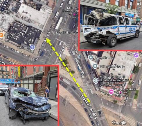 Driver Crashes Into Food Truck and Bank Just One Day After Two People Were Struck at Same NYC Intersection