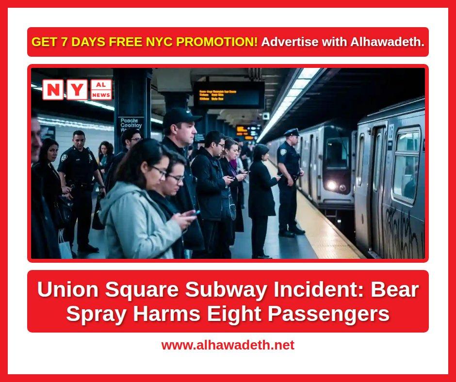 Eight Injured in Shocking Bear Spray Incident at Union Square Subway