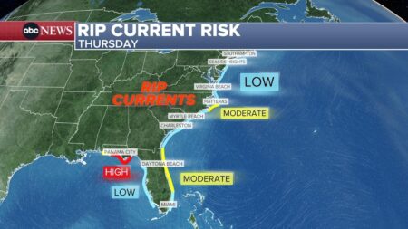 Hurricane Erin to bring extremely hazardous rip currents to NY and NJ this week