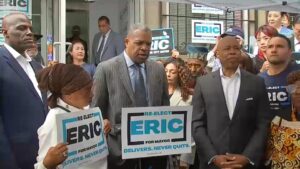 Eric Adams Launches Harlem Campaign Office Amid Ballot-Line Battle