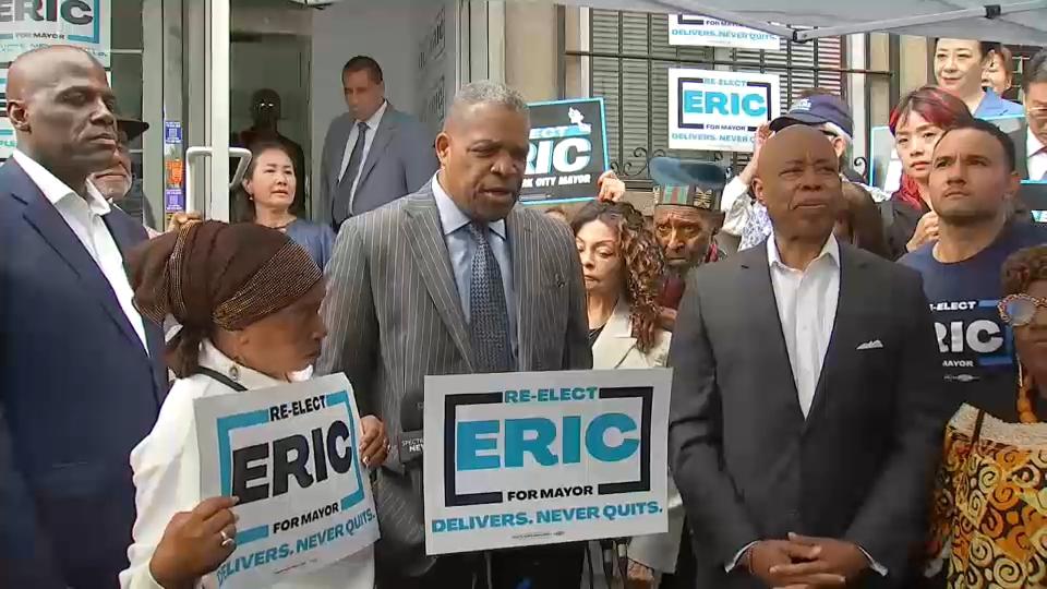 Eric Adams Launches Harlem Campaign Office Amid Ballot-Line Battle