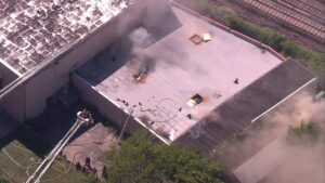 Forklift error at Yonkers beauty products warehouse spurs chemical leak and fire