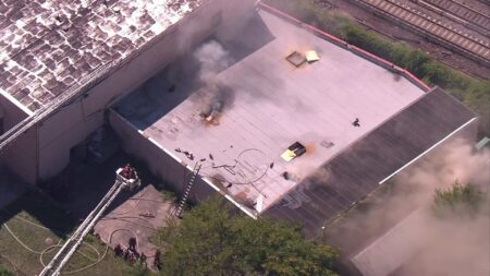 Forklift error at Yonkers beauty products warehouse spurs chemical leak and fire