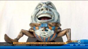 Two Men Sought in Bizarre Theft of Humpty Dumpty Statue from Jersey Shore Golf Course