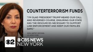 7M Cut to New York Counterterrorism Funding Reversed Following Bipartisan Appeals to Trump