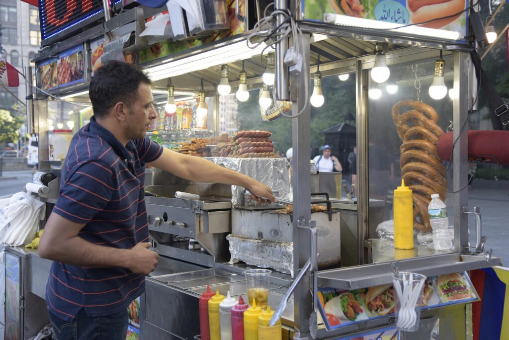 Street Vendors and Delivery Workers Unite at City Hall Demanding Stronger Protections